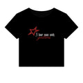 I Fear Men With Guitars Micro Rib Baby Tee