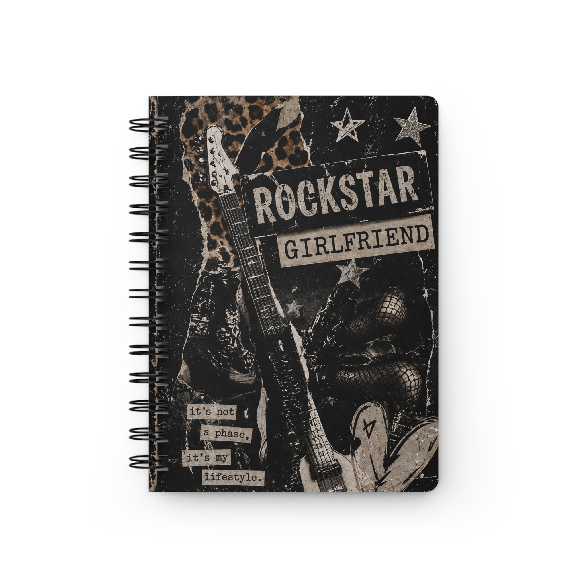 Rockstar Girlfriend Spiral Bound Journal