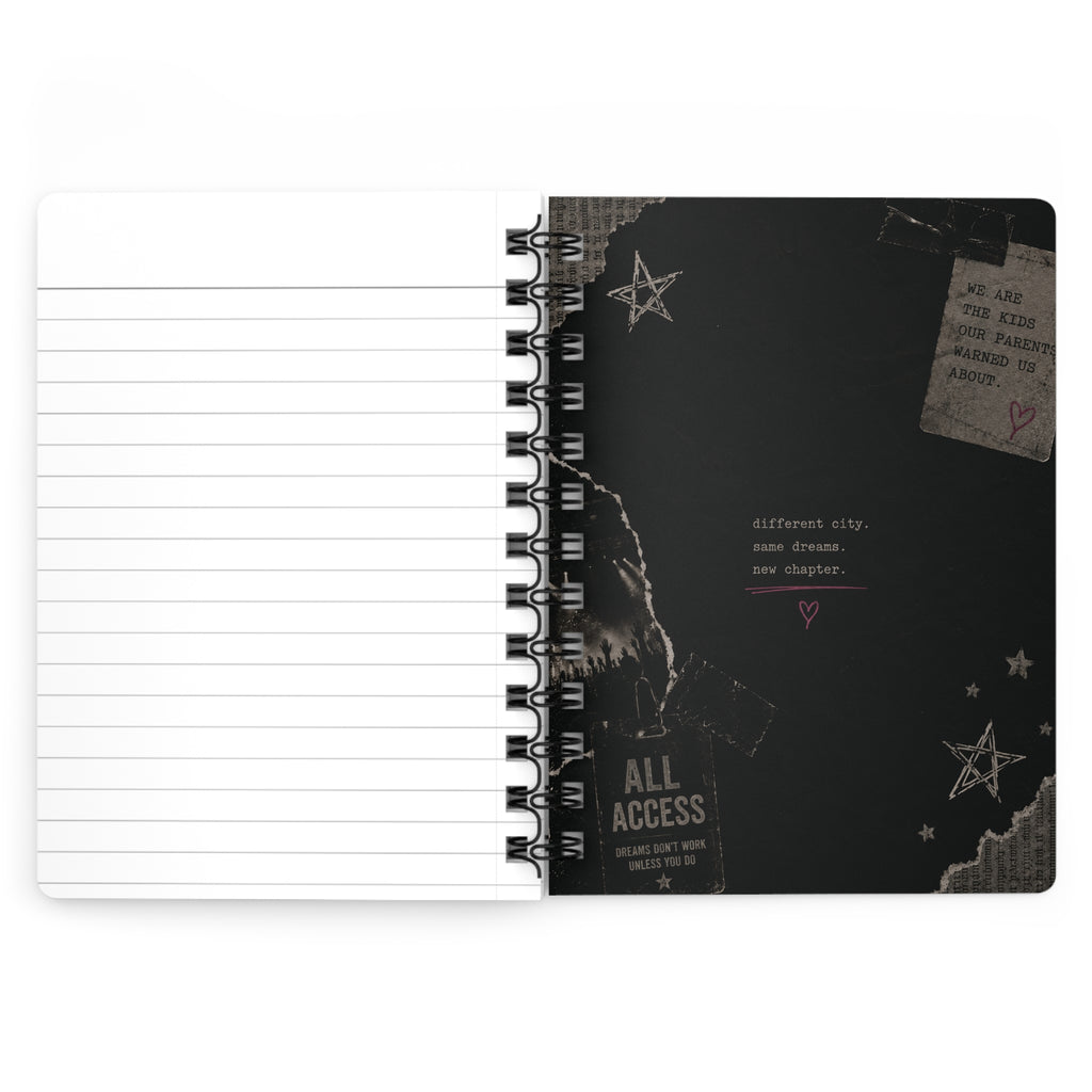 Late Night Thoughts Spiral Bound Journal